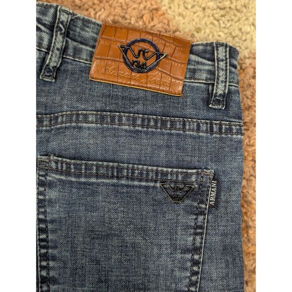 Vintage Armani Jeans GA Logo on the back Size 26 - Picture 5 of 6